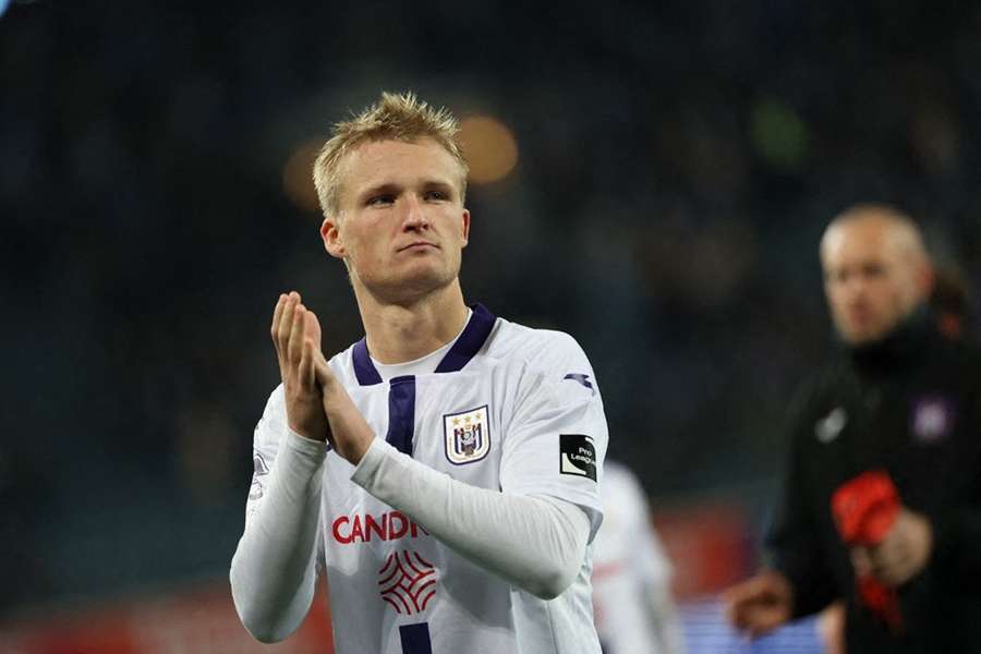 Kasper Dolberg é um dos destaques do atual Anderlecht