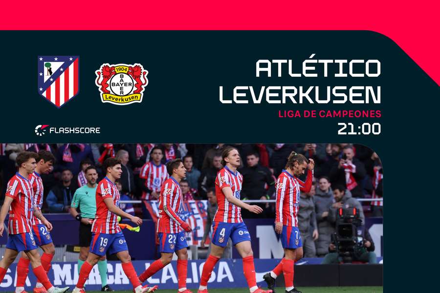 Atlético de Madrid contra Bayer Leverkusen, un duelo de altura en Champions.