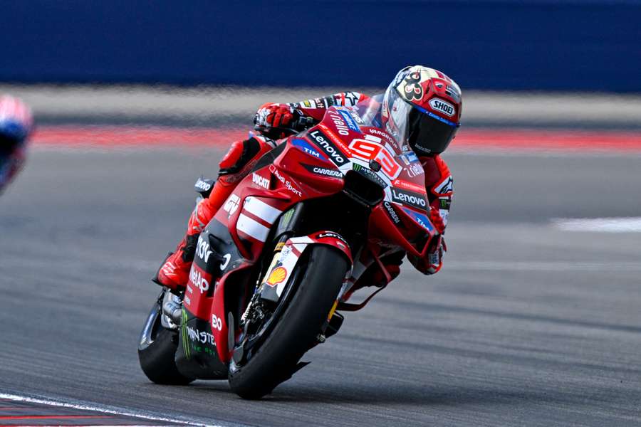 Márquez, en el GP de Austin