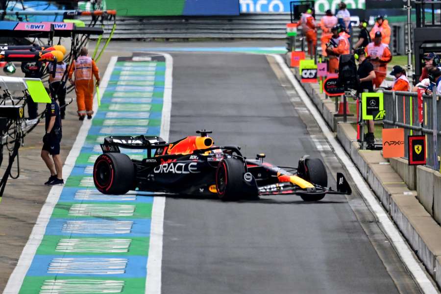 Verstappen ist erneut auf der Pole.