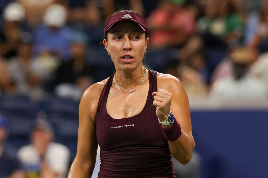 Jessica Pegula reacts at 2026 US Open Round of 16 Jessica Pegula reacts at 2026 US Open Round of 16