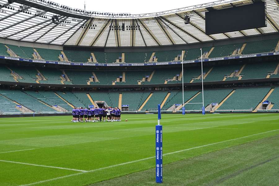 L'Angleterre à l'entraînement ce vendredi.