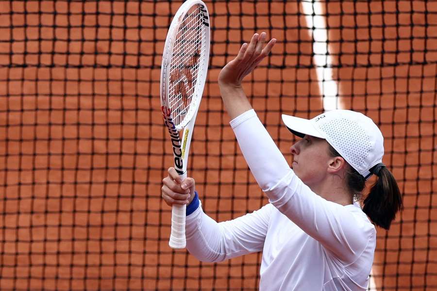 Swiatek is into a fifth consecutive quarter-final at Roland Garros