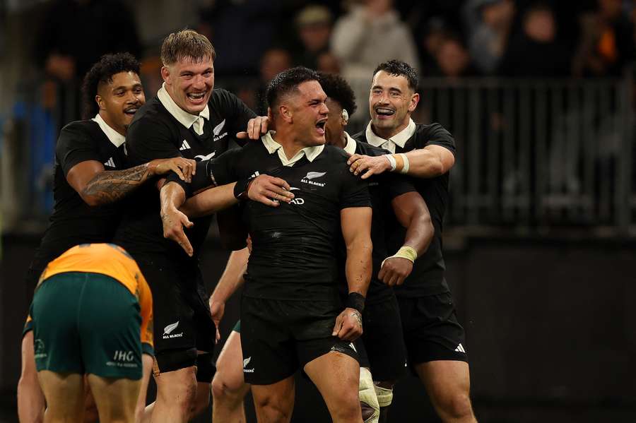 Centre Quinn Tupaea scored two tries for New Zealand in Perth.
