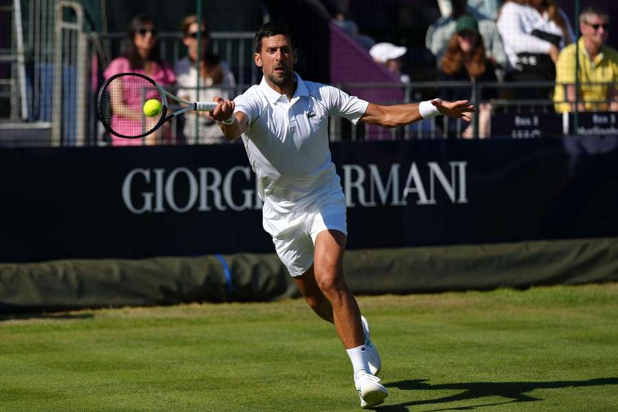 Djokovic si è riscaldato per Wimbledon a Hurlingham anche l'anno scorso