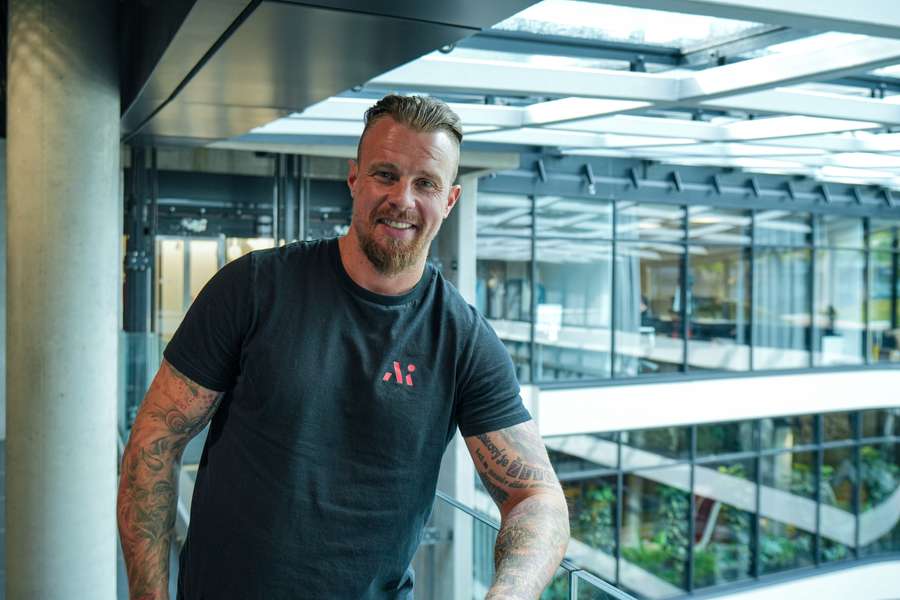 Jaroměřský během návštěvy Livesportu.