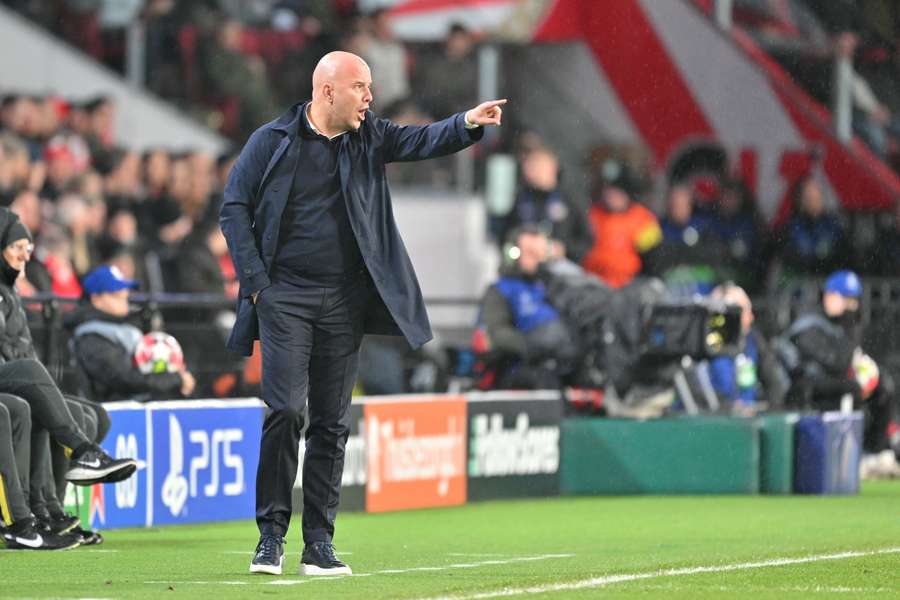 Arne Slot feels his player was unlucky to get the red card.