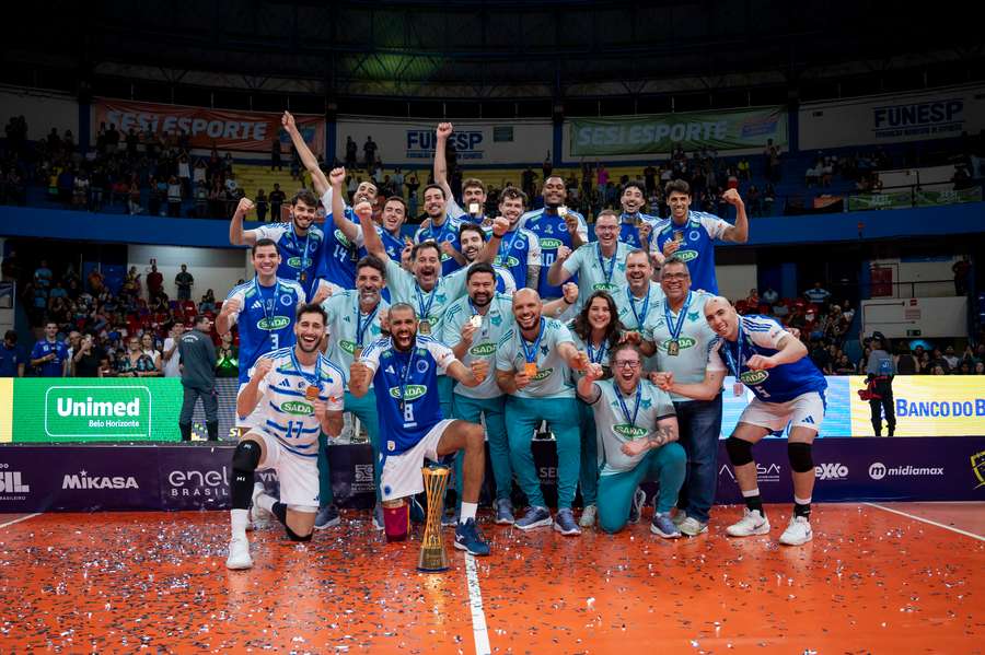 Conquista foi a de número 59 na história do Sada Cruzeiro