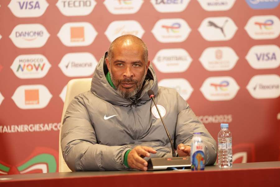 Eric Chelle speaks during a press conference