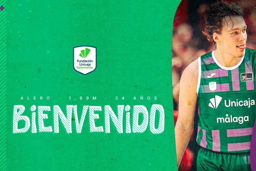 Simonas Lukosius, nuevo jugador del Unicaja Simonas Lukosius, nuevo jugador del Unicaja