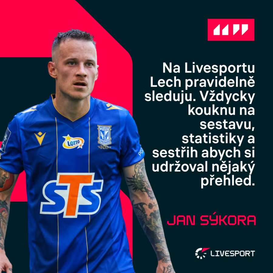 Jan Sýkora hrál za Lech i za Sigmu. Jan Sýkora hrál za Lech i za Sigmu.