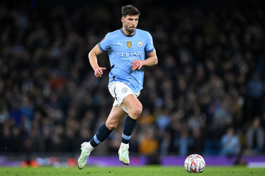Ruben Dias avec Manchester City cette saison.