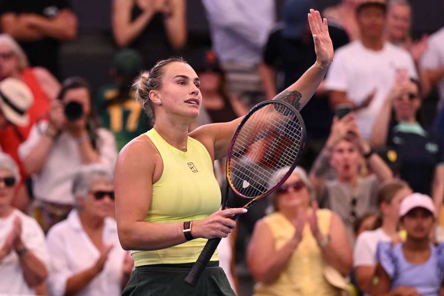 Sabalenka ce vendredi.