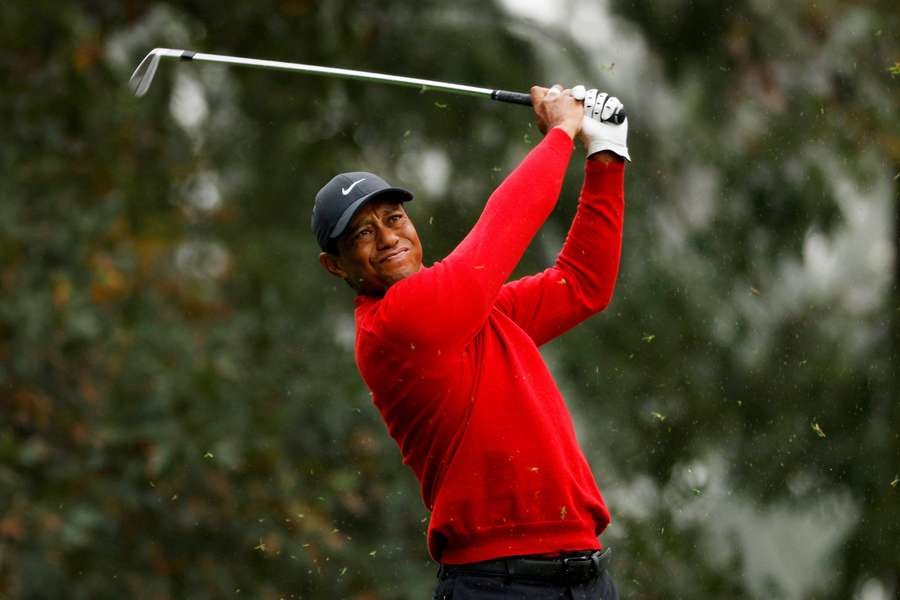 Tiger Woods hasn't played since July because of injury