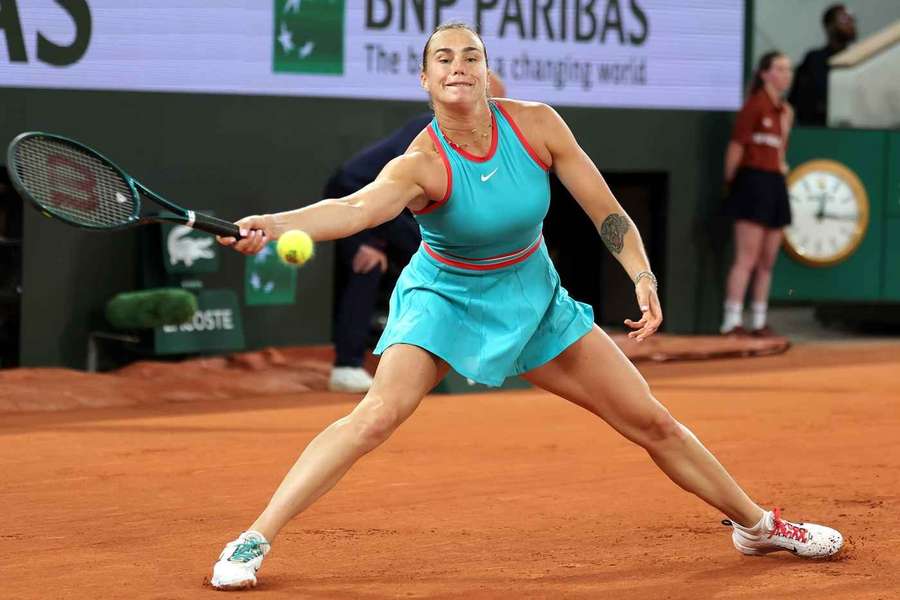 Aryna Sabalenková svou soupeřku nešetřila.