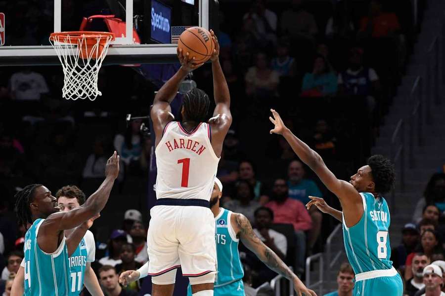 Beim Sieg seiner Clippers erzielte James Harden 55 Punkte