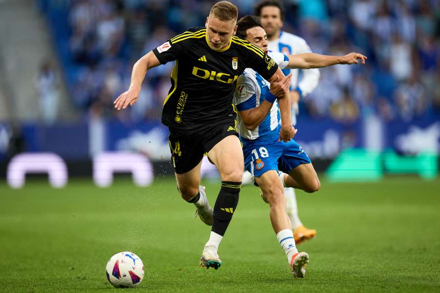 Alemão, en un partido contra el Espanyol