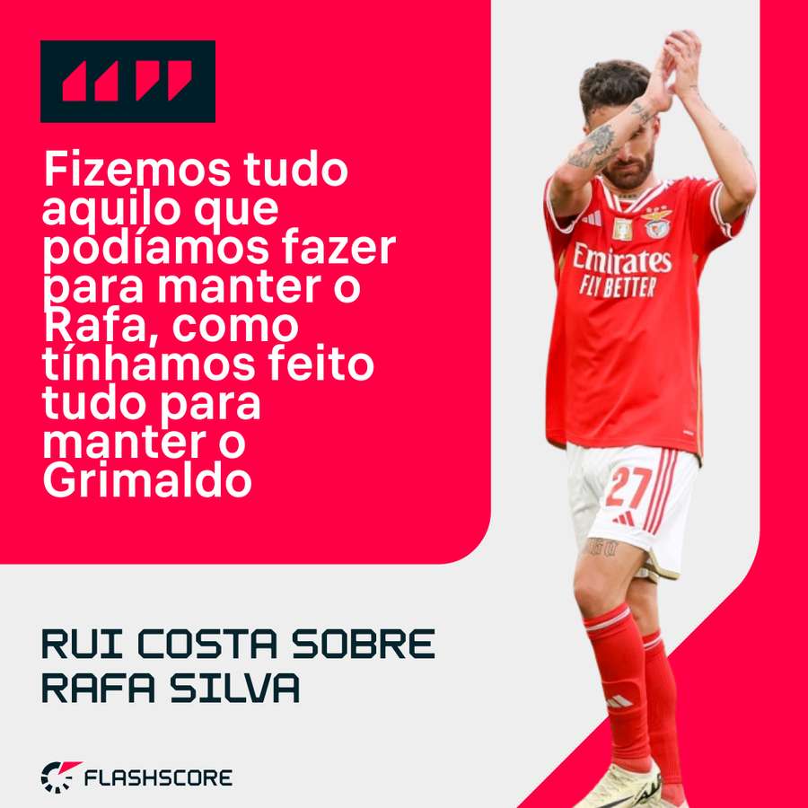 Rafa deixou o Benfica