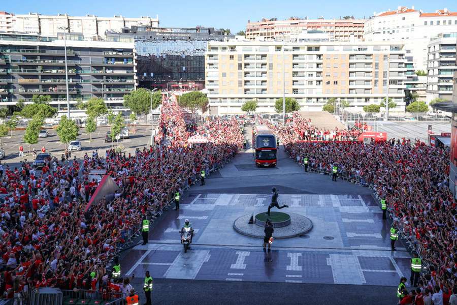 Benfica foi castigado com um jogo à porta fechada