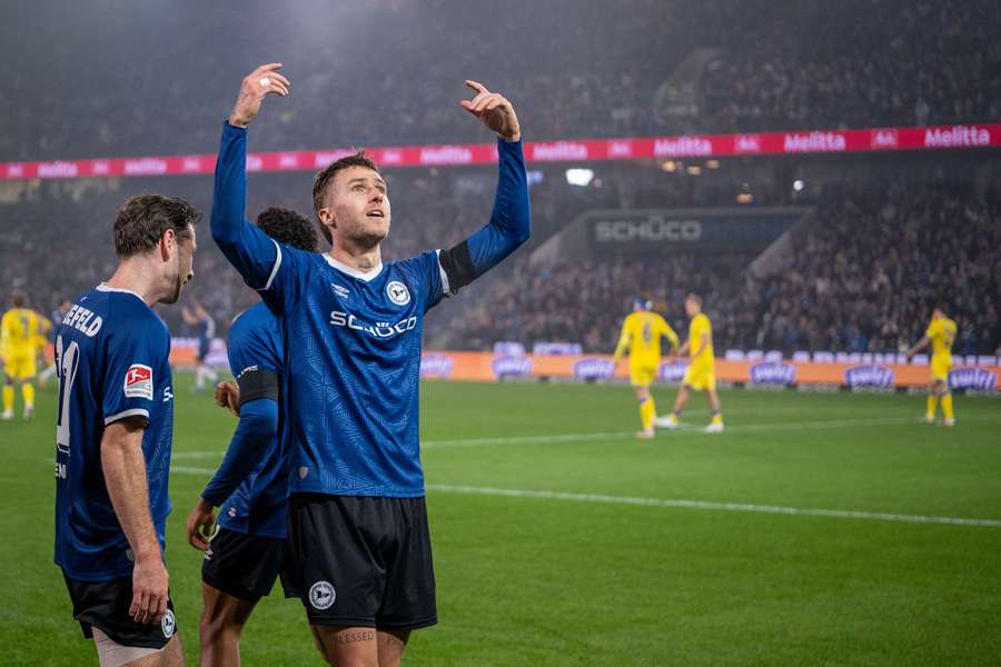 Joel Grodowski erzielte gegen Braunschweig gleich zwei Tore