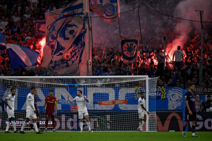 Marseille's fans created a cauldron-like atmosphere for the rescheduled clash