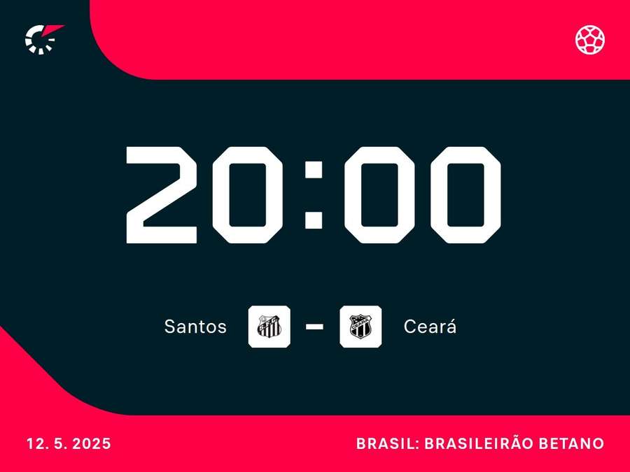 Santos e Ceará fecham a 8ª rodada da Série A Santos e Ceará fecham a 8ª rodada da Série A