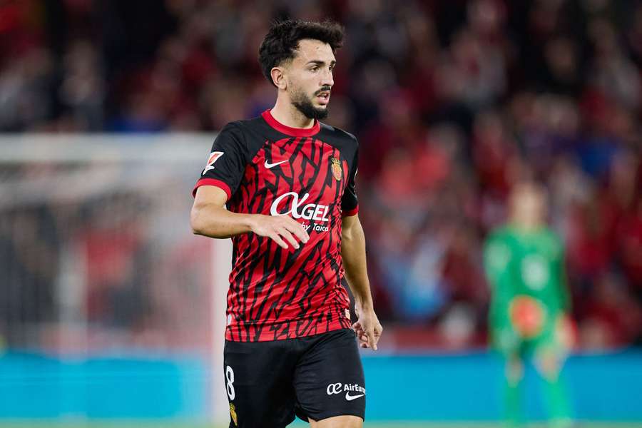 Manu Morlanes, durante un partido ante el Barcelona