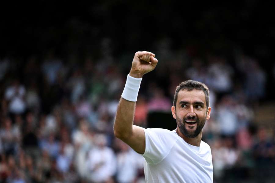 Marin Cilic après sa victoire ce jeudi.