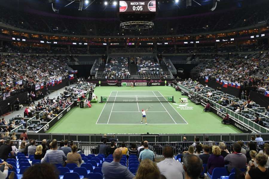 Davis Cup v O2 areně by měl být vyprodaný. Davis Cup v O2 areně by měl být vyprodaný.