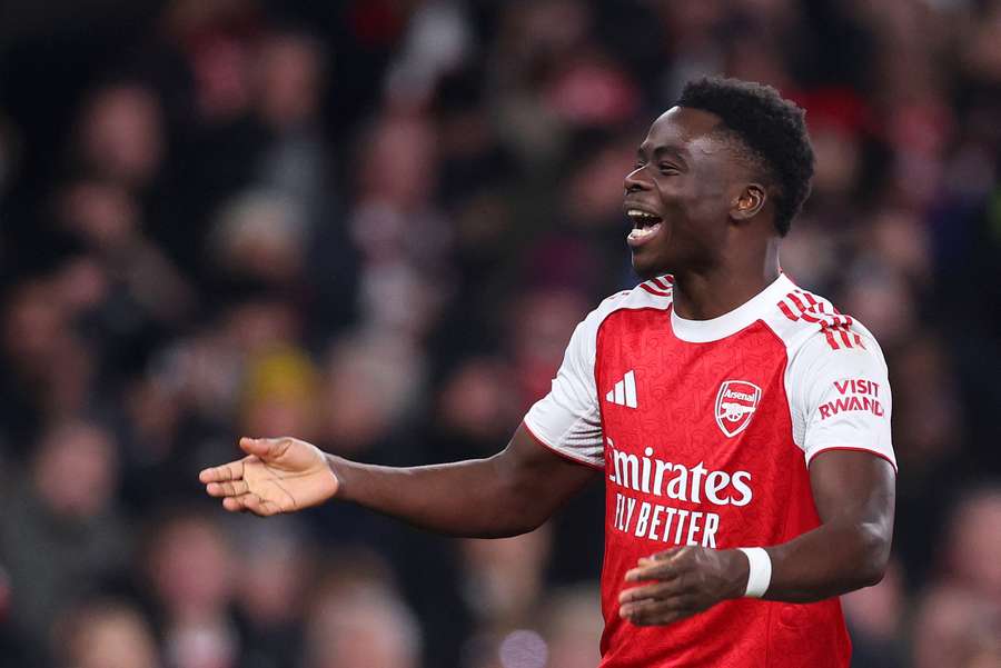 Saka played a starring role in Arsenal's win over Wolves Saka played a starring role in Arsenal's win over Wolves