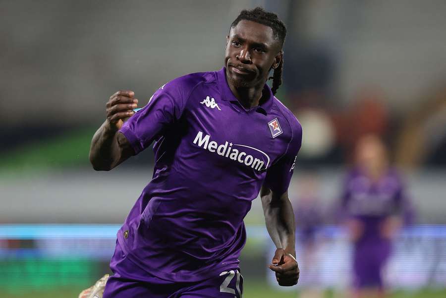 Fiorentina striker Moise Kean has faced racist abuse