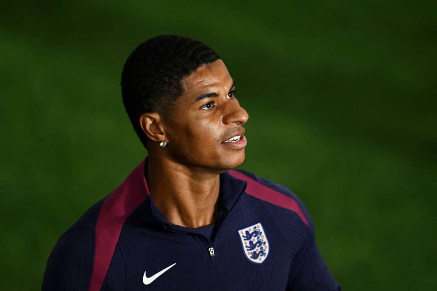 Marcus Rashford's form at Barcelona has seen him revitalise his international career. He will be hoping to start against Wales.