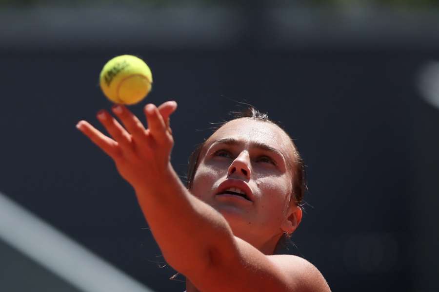 Aryna Sabalenka is op haar best in Madrid.