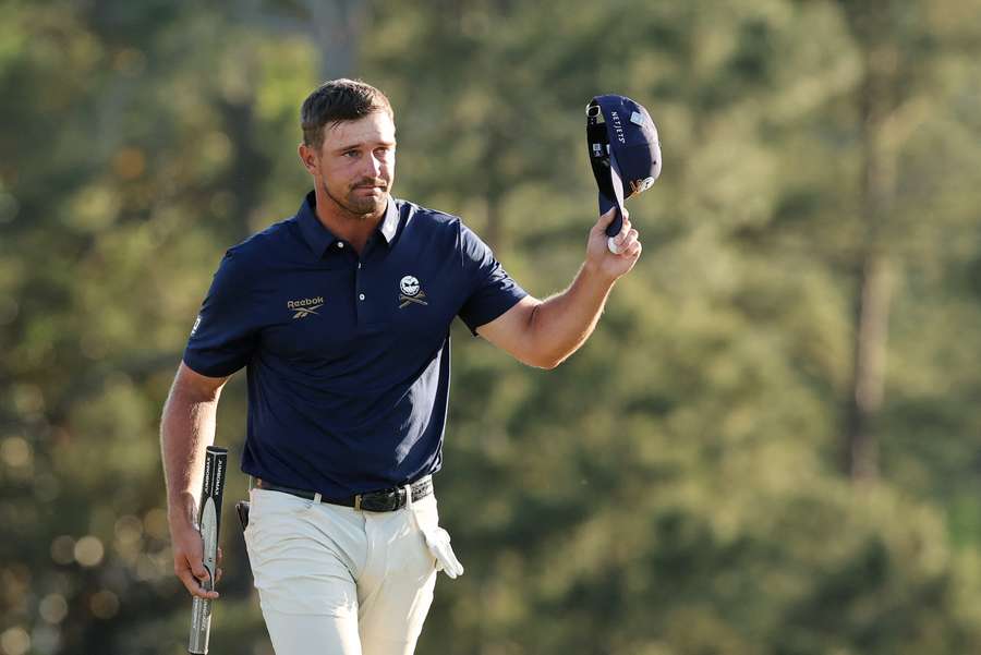 Bryson DeChambeau during the Masters tournament in Augusta.