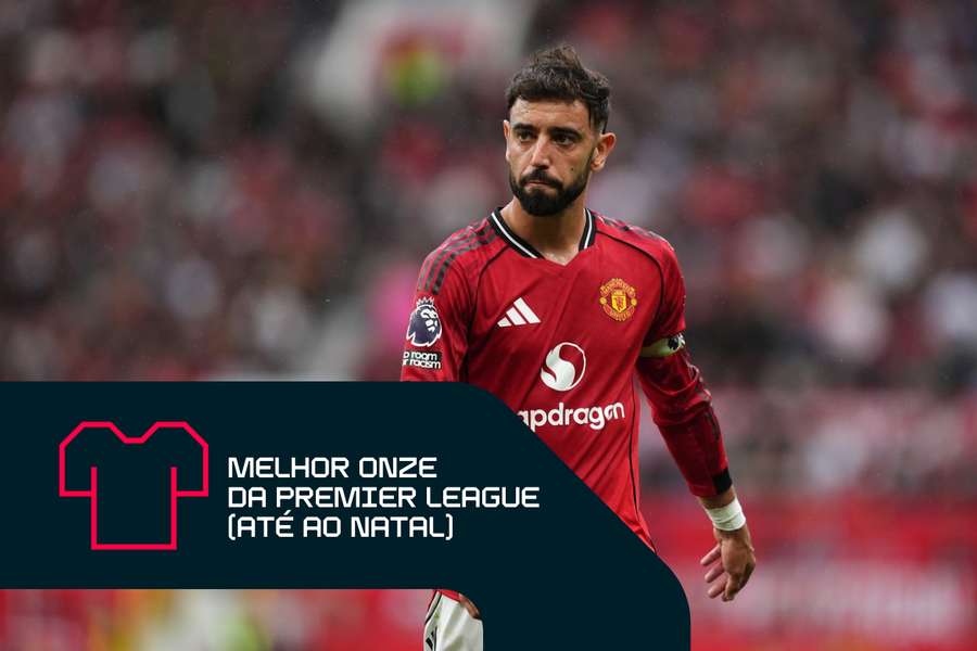 Bruno Fernandes em destaque no Manchester United