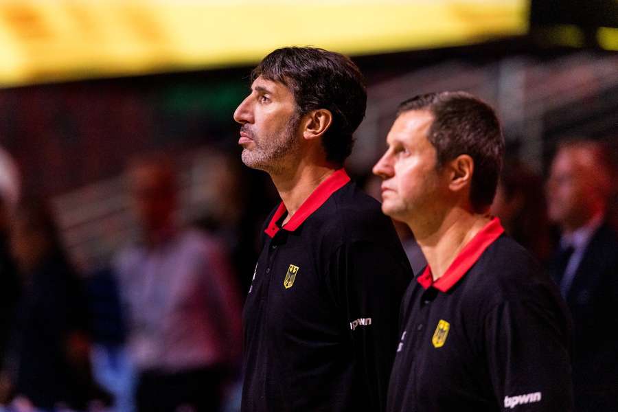 Ibrahimagic (r.) soll das DBB-Team bis zum Rest des Turniers managen