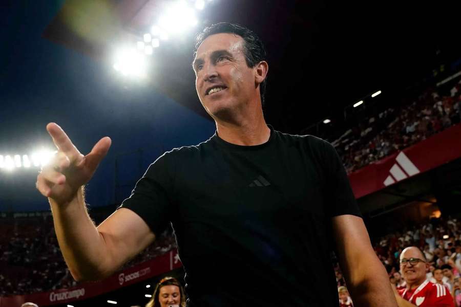 Unai Emery, feliz en su regreso al Sánchez-Pizjuán