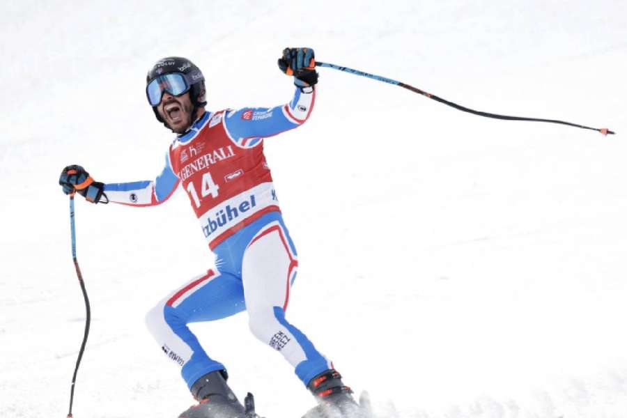 Cyprien Sarrazin ends long French wait for Kitzbuhel downhill win
