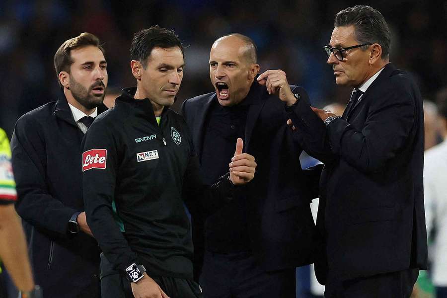 La furia di Massimiliano Allegri La furia di Massimiliano Allegri