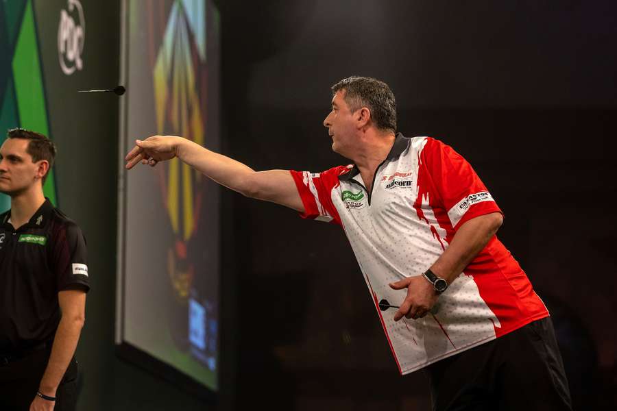 Suljovic bei der Darts-WM 2025