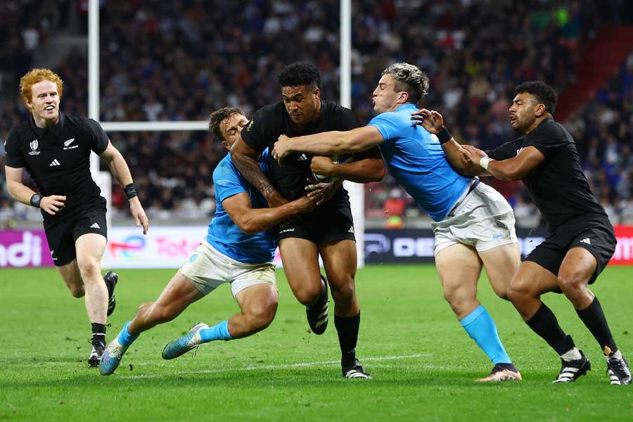 New Zealand were far too powerful and skilful for the helpless Uruguay  
