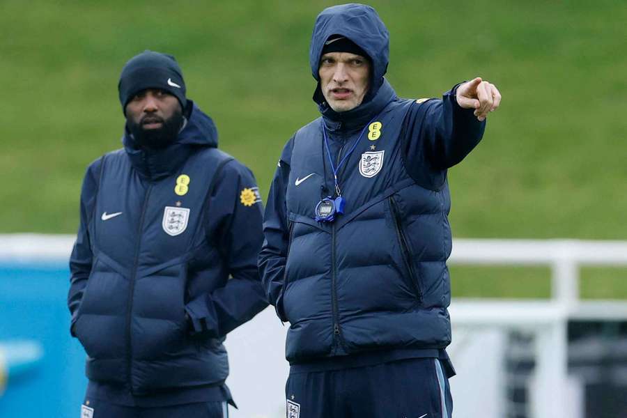 Man Utd defender Heaven training with senior England squad