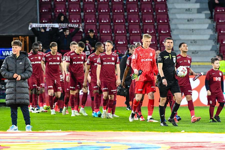 CFR Cluj într-o partidă de campionat
