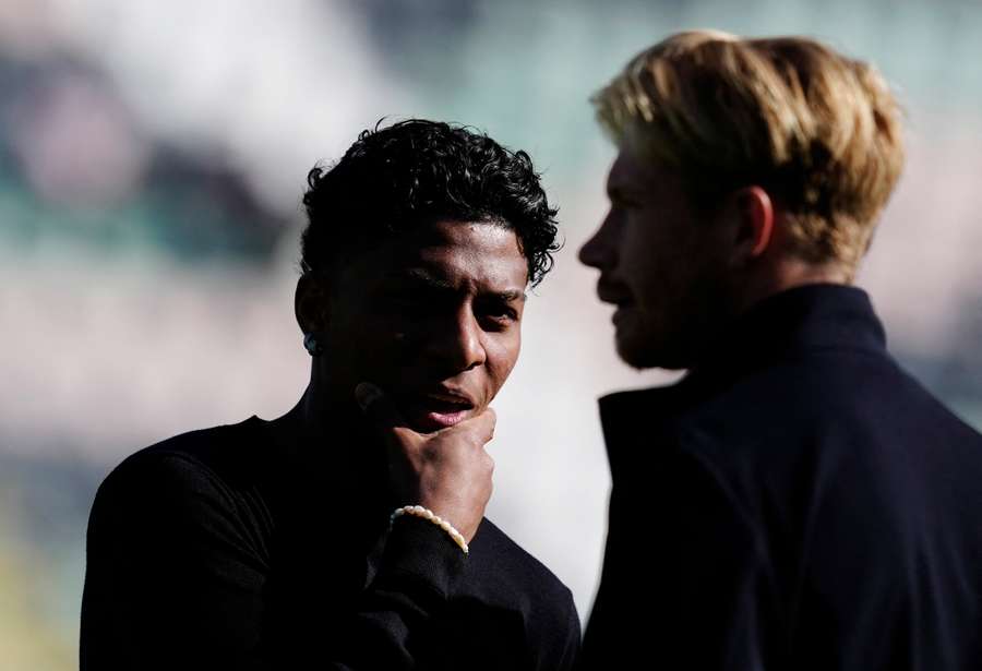 Alisson Santos e Kevin De Bruyne Alisson Santos e Kevin De Bruyne