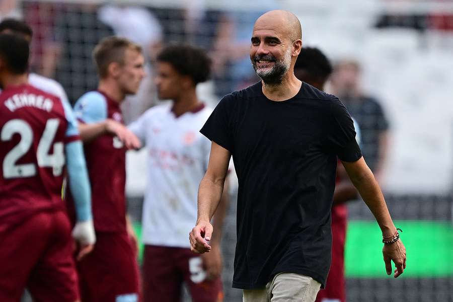 Pep Guardiola satisfeito com triunfo suado