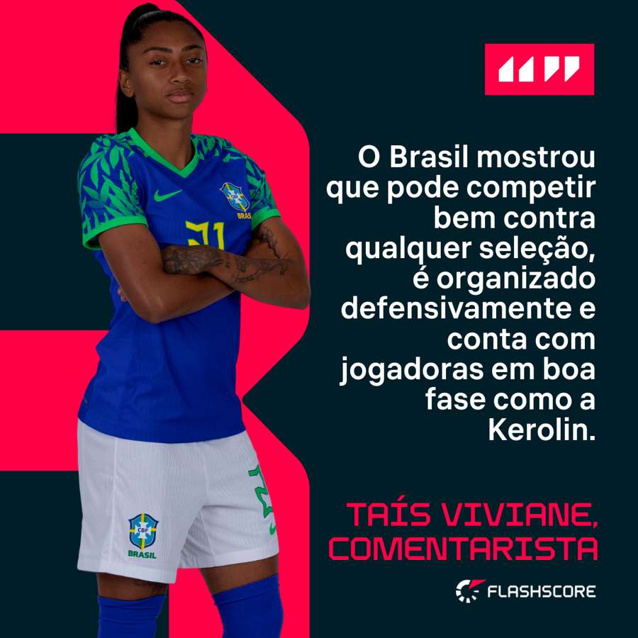 A análise da Seleção Brasileira Feminina, que tem Kerolin como um dos destaques