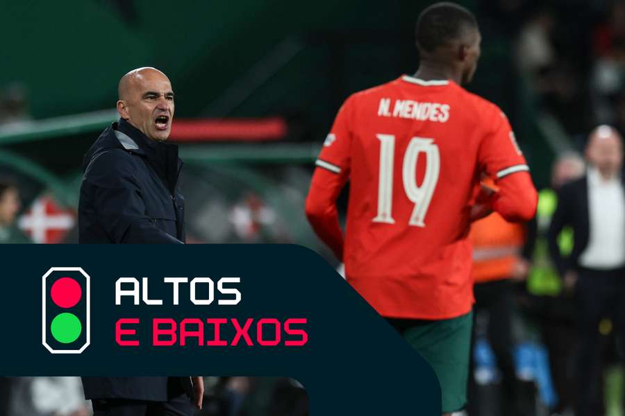 Roberto Martínez dá indicação aos jogadores portugueses