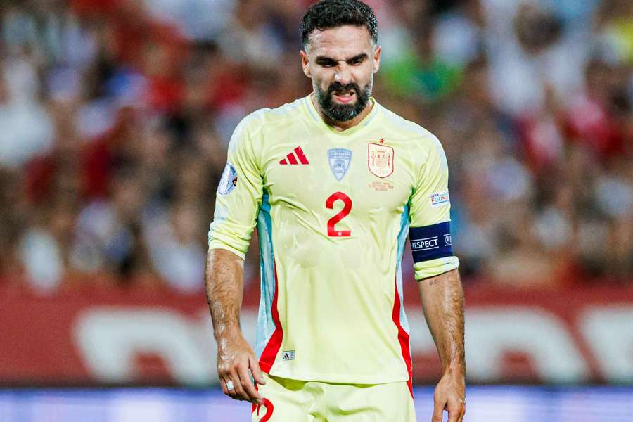 Carvajal, con el brazalete ante Serbia