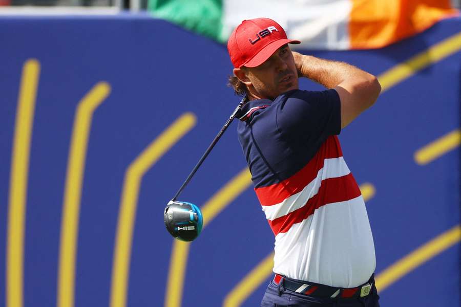 Brooks Koepka no tee em Roma