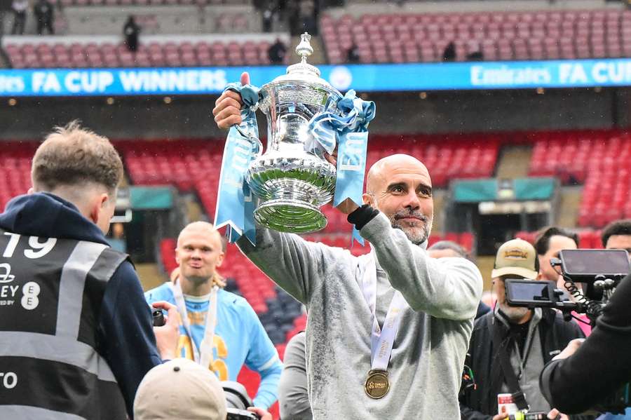 A Copa da Inglaterra desta temporada foi o 20º título de Pep Guardiola pelo Manchester City